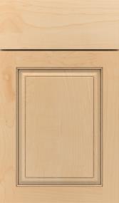 Square Natural Toasted Almond Penned Glaze - Stain Square Cabinets