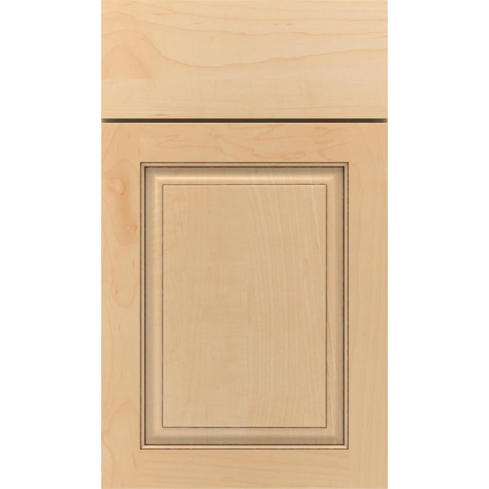 Square Natural Toasted Almond Penned Glaze - Stain Square Cabinets