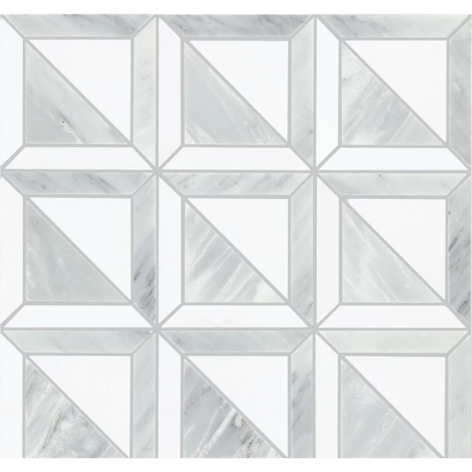 Mosaic Mystic Blend Polished Gray Tile