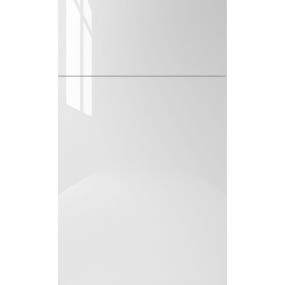 Slab Bianco Gloss Paint - White Slab Cabinets