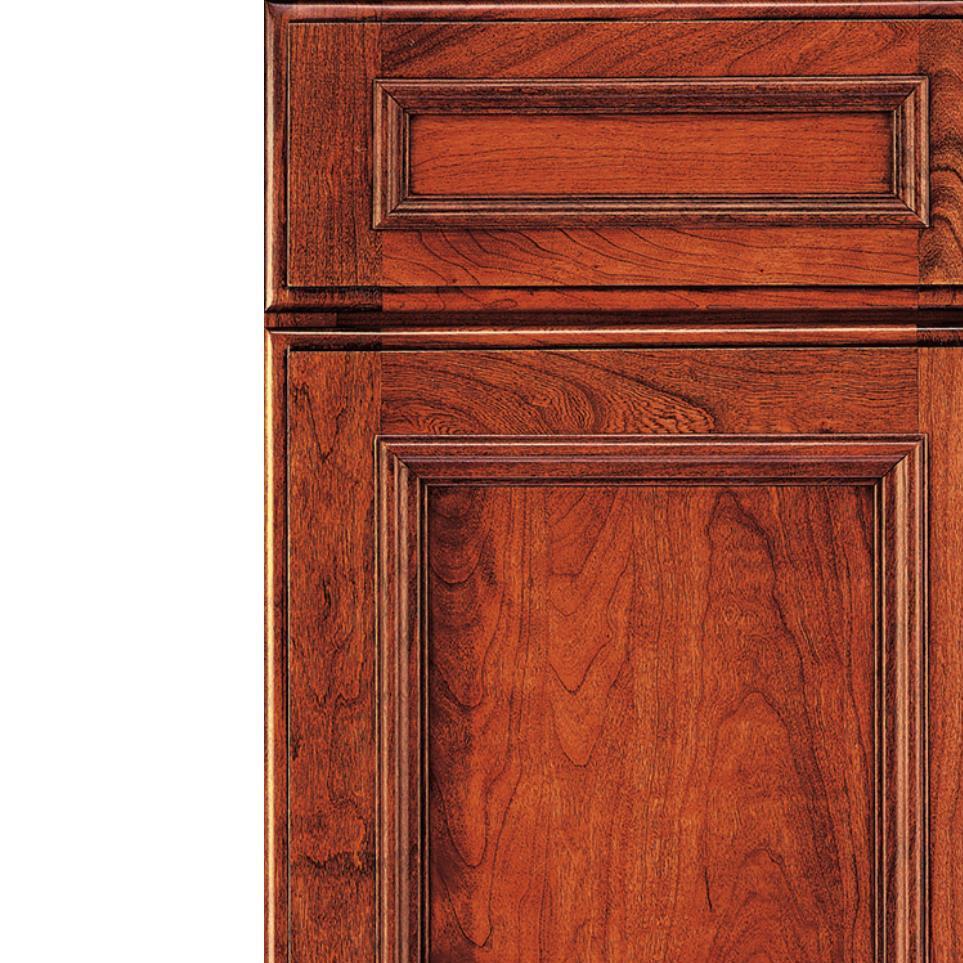 5 Piece Marsala Amaretto Creme Dark Finish 5 Piece Cabinets