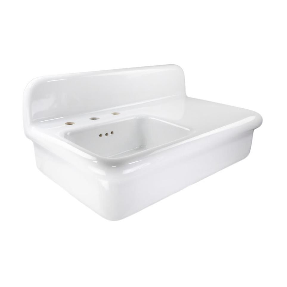 Bath Porcelain Enamel Glaze White  Bathroom Sinks