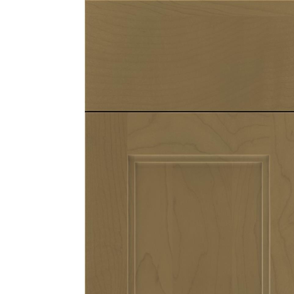 Square Frappe Medium Finish Square Cabinets