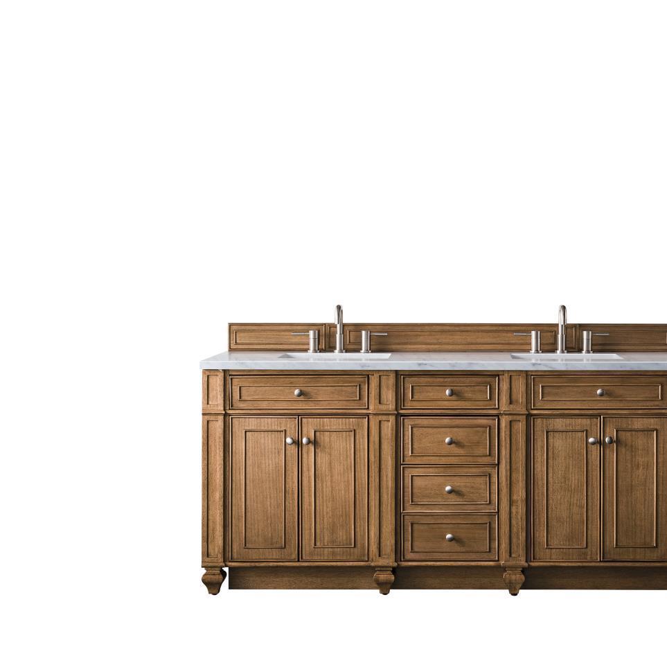 Base with Sink Top Saddle Brown Medium Finish Vanities