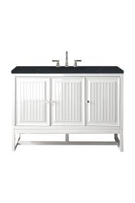 Base with Sink Top Glossy White White Vanities