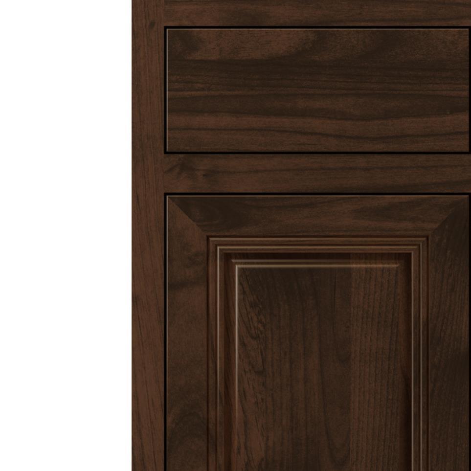 Inset Rodeo Dark Finish Inset Cabinets