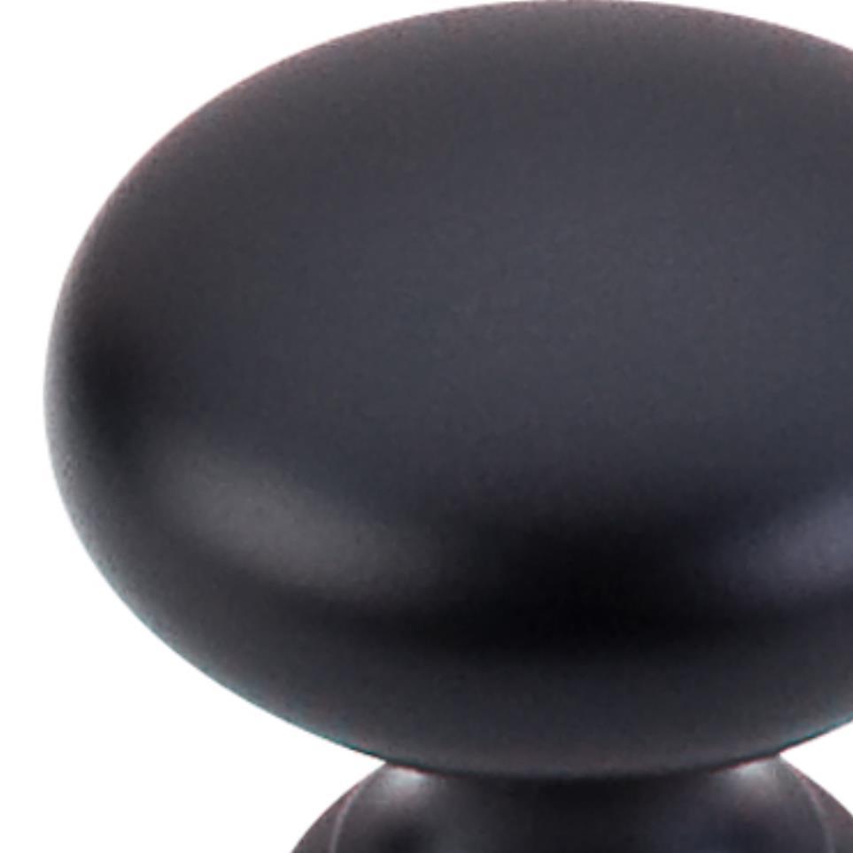 Knob Flat Black Black Knobs