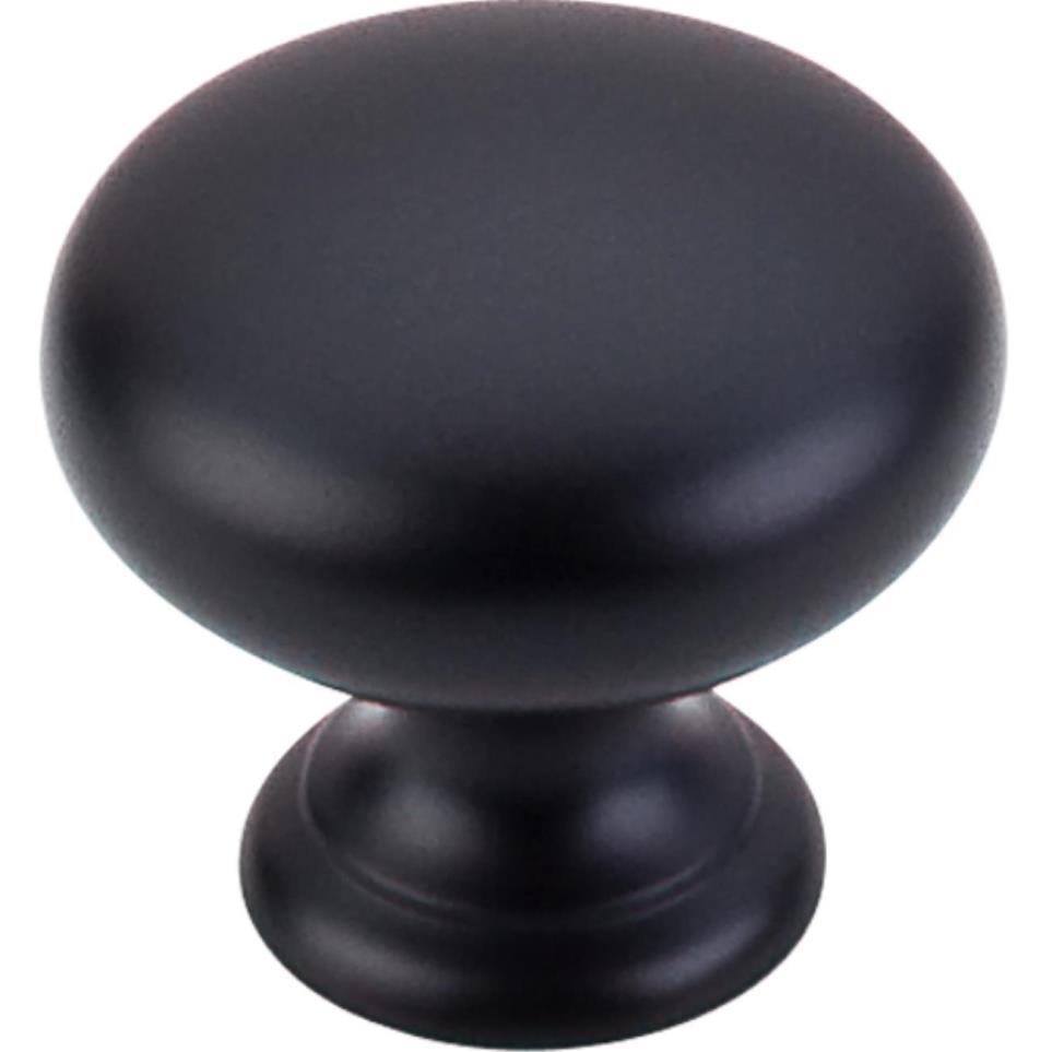 Knob Flat Black Black Knobs