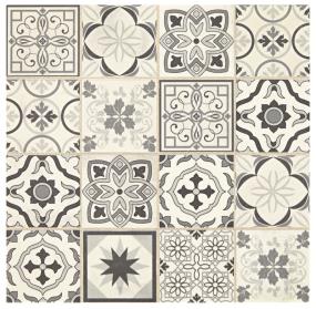 Mosaic Power Sequence Honed Beige/Tan Tile