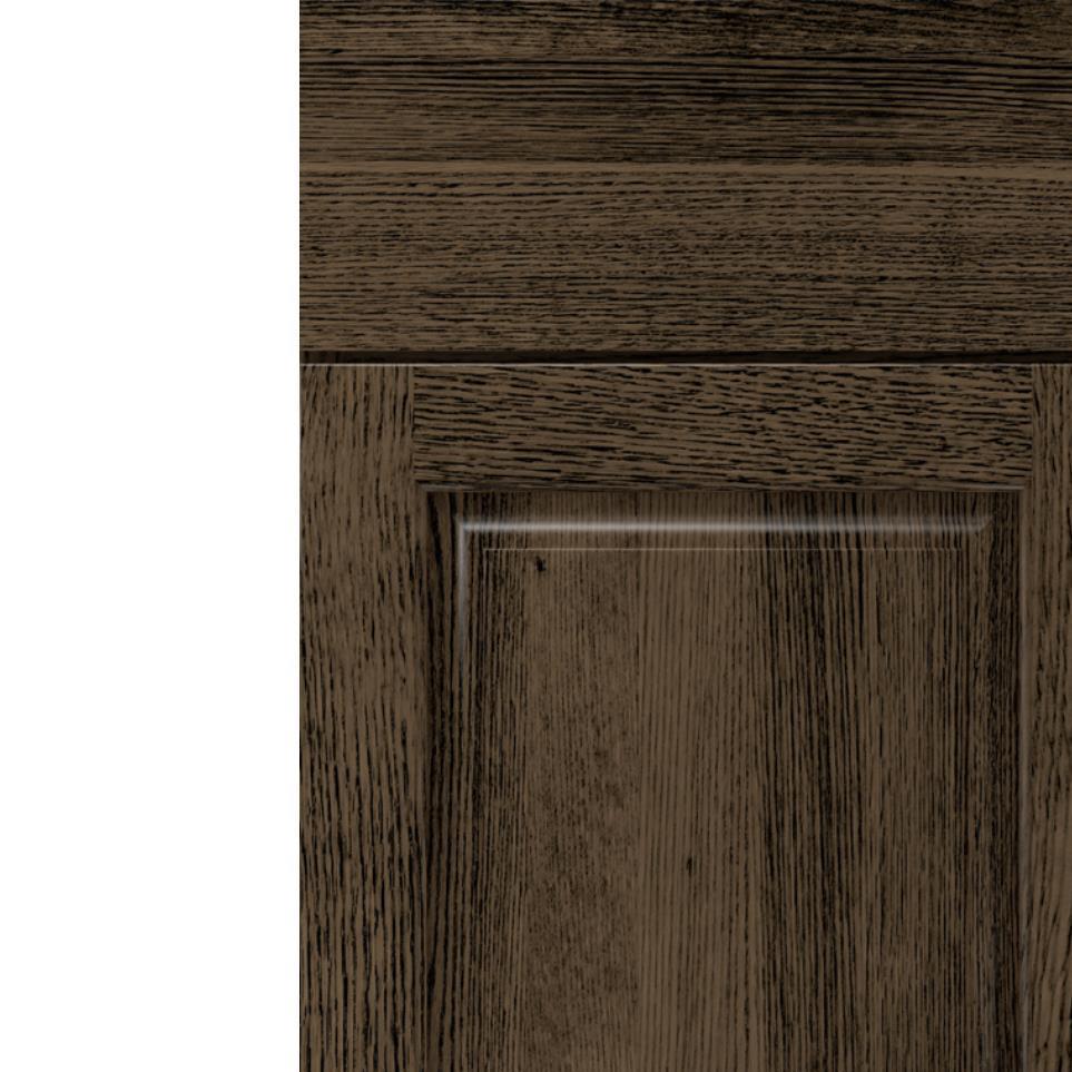 Square Morel Roan Dark Finish Square Cabinets