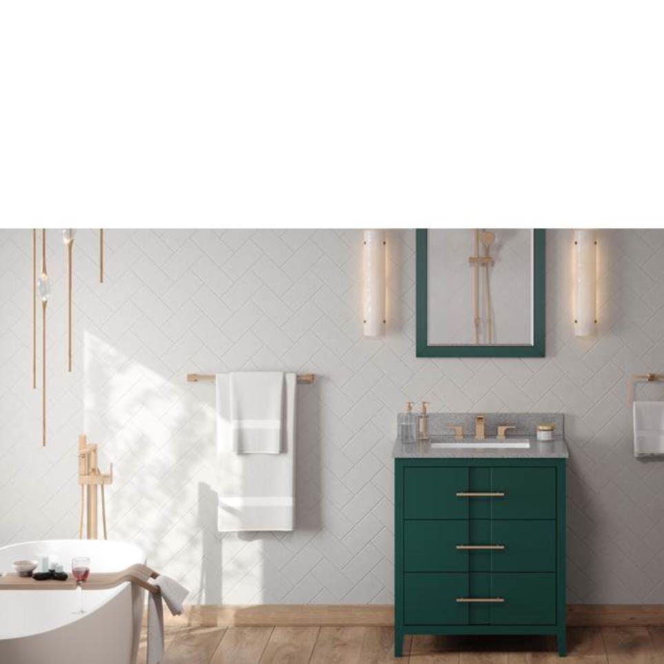 Base with Sink Top Green Green Vanities