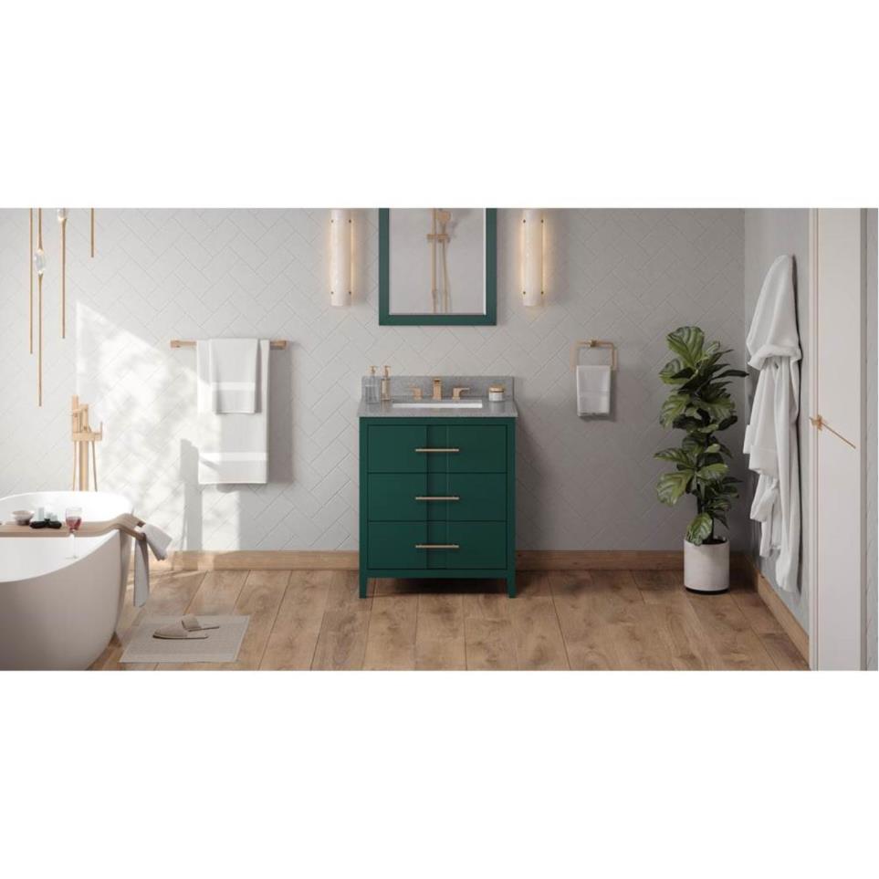 Base with Sink Top Green Green Vanities