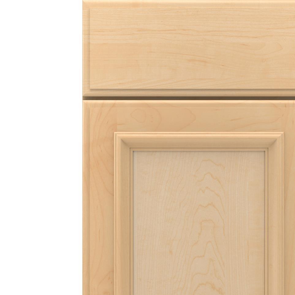 Square Natural Light Finish Square Cabinets