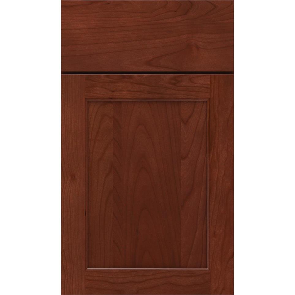 Square Marsala Dark Finish Square Cabinets