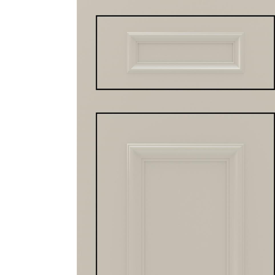 Inset Mindful Gray Paint - Grey Inset Cabinets