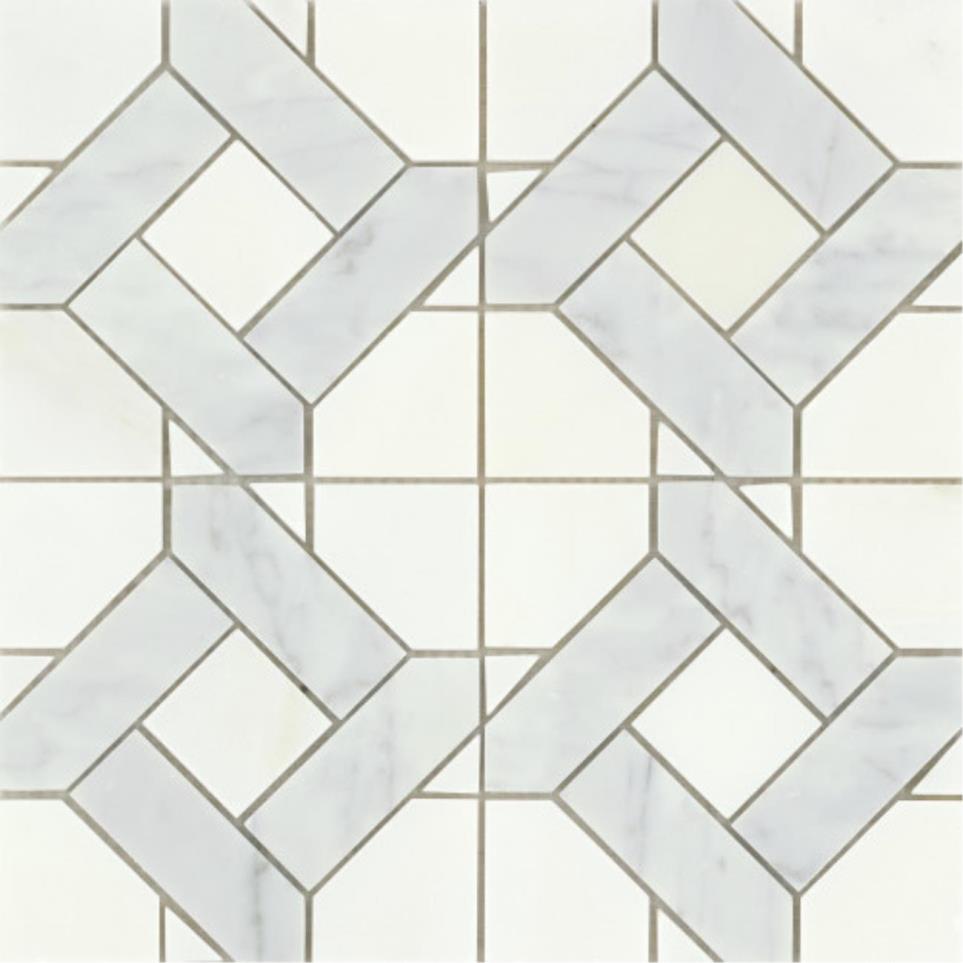 Mosaic Silver White Tile