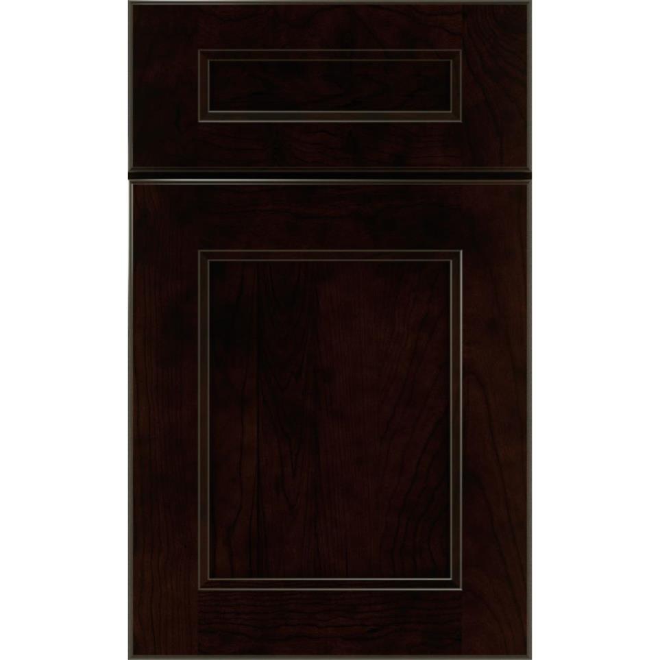 5 Piece Chocolate Dark Finish 5 Piece Cabinets