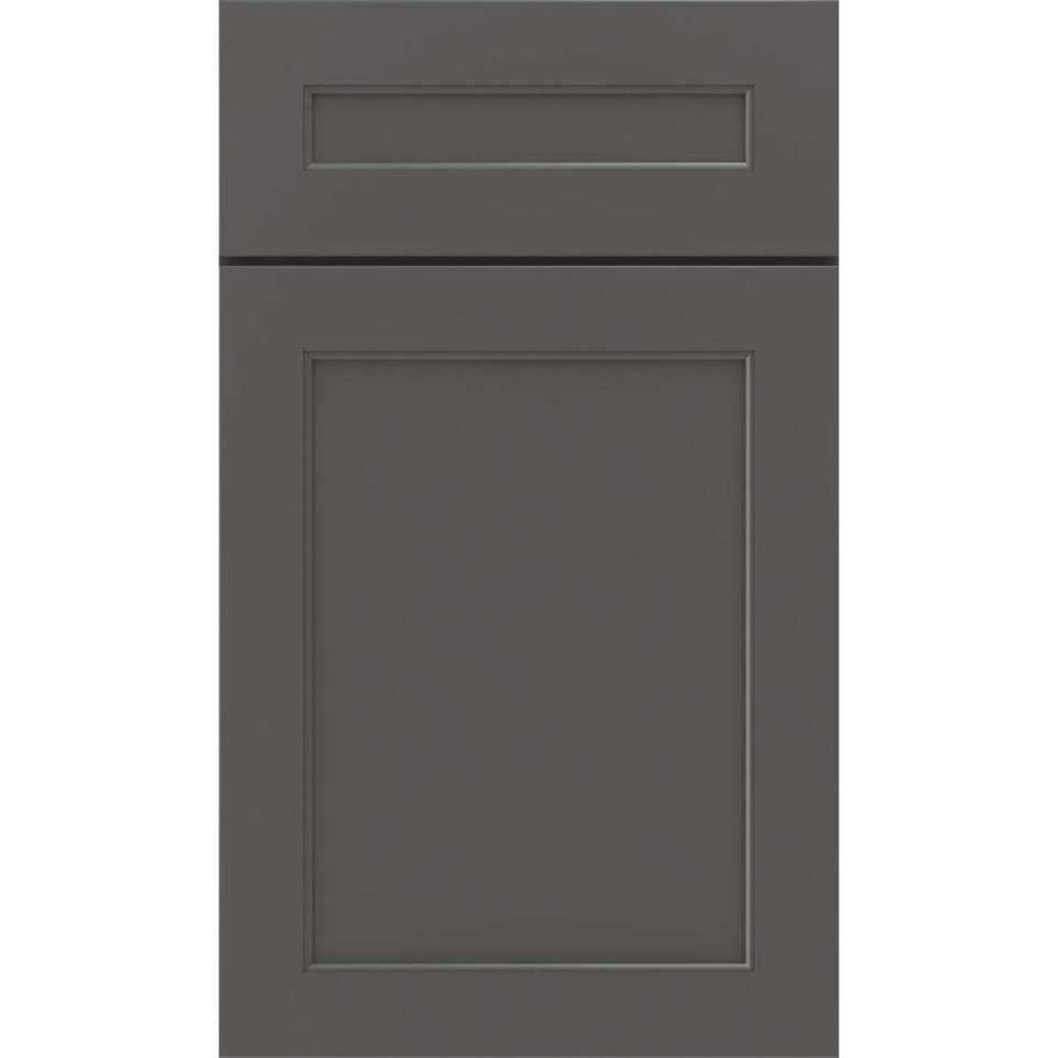 5 Piece Peppercorn Paint - Grey 5 Piece Cabinets