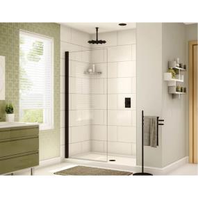 Door Matte Black/Clear Black Showers