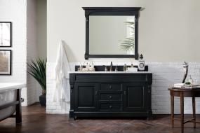 Base with Sink Top Antique Black Grey / Black Vanities