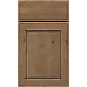 Square Buckskin Medium Finish Square Cabinets