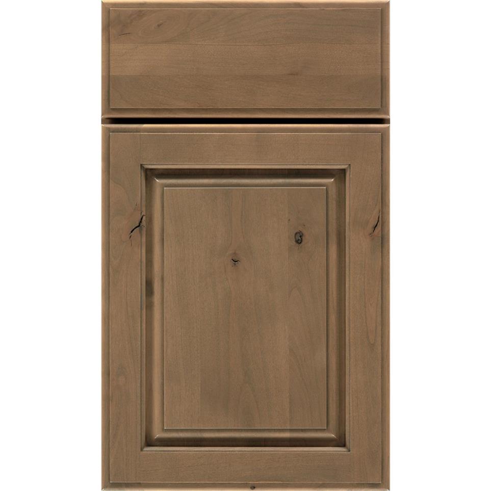 Square Buckskin Medium Finish Square Cabinets