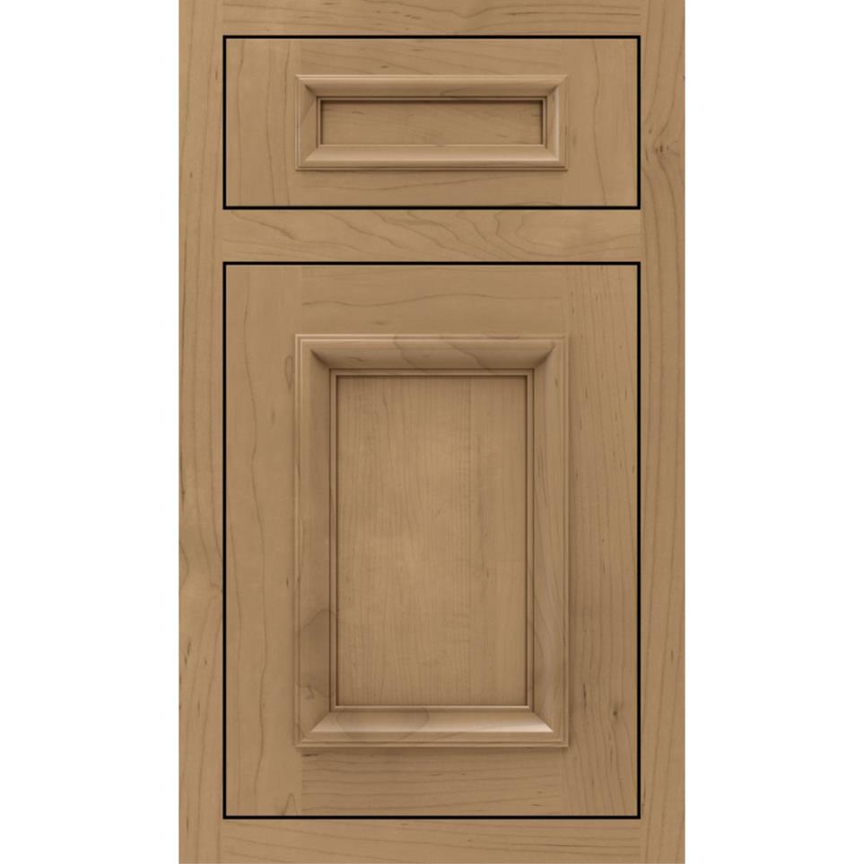 Inset Buckskin Medium Finish Inset Cabinets