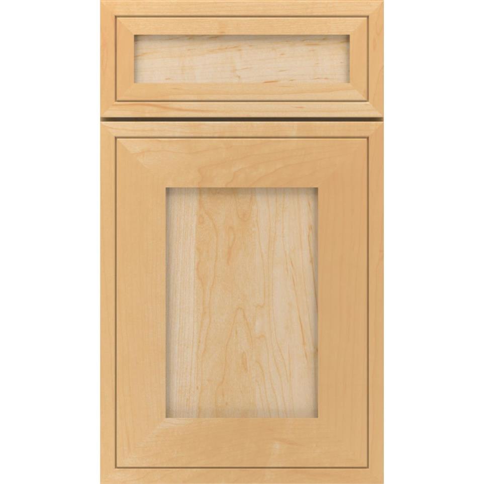 Square Natural Light Finish Square Cabinets