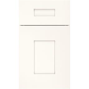 Square Alabaster Paint - White Square Cabinets