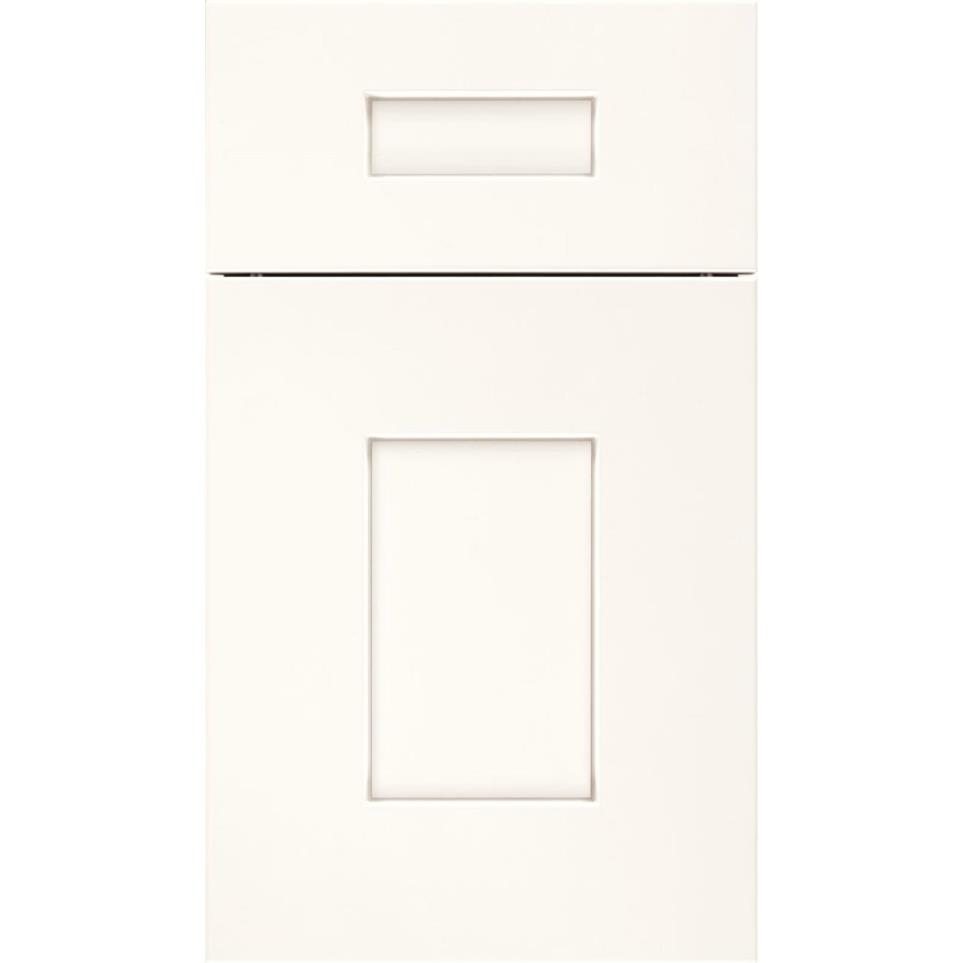 Square Alabaster Paint - White Square Cabinets