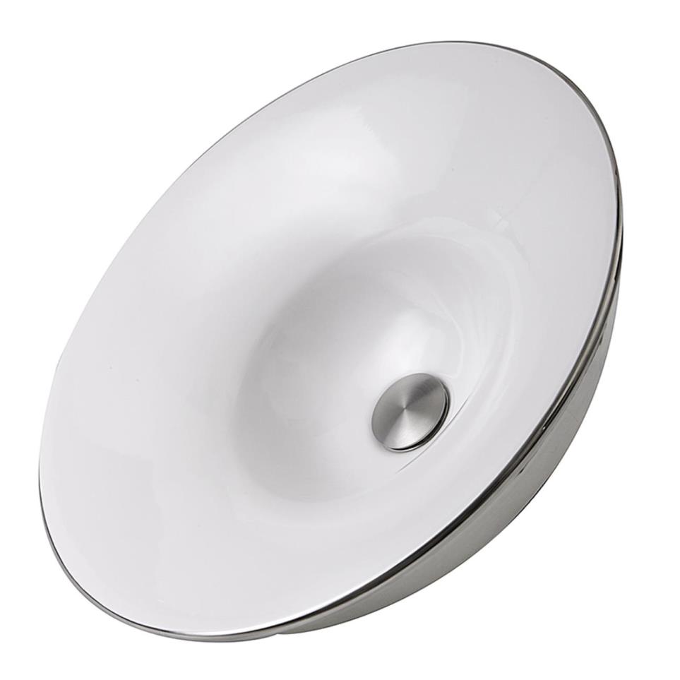 Bath White/Platinum  Bathroom Sinks