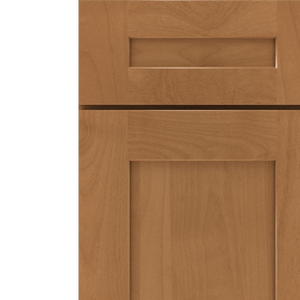 Square Sahara Light Finish Square Cabinets