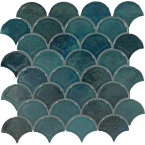 Mosaic Horizon Glossy Blue Tile