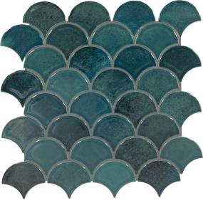 Mosaic Horizon Glossy Blue Tile