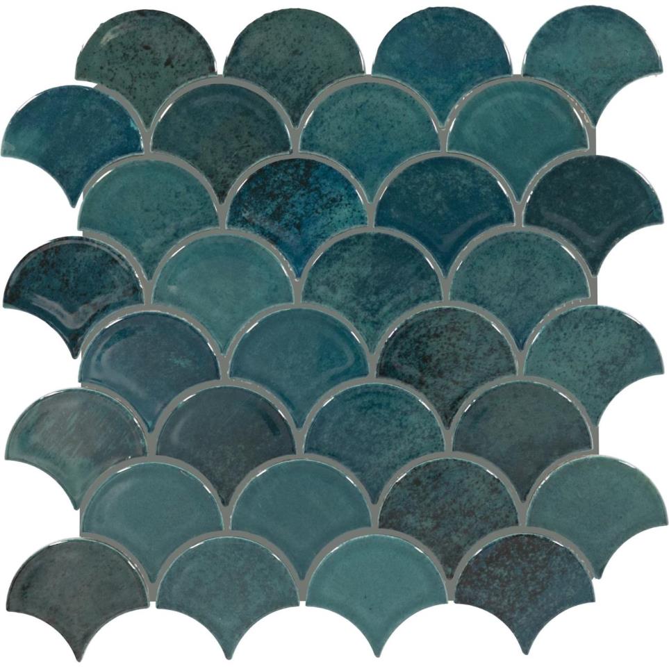 Mosaic Horizon Glossy Blue Tile