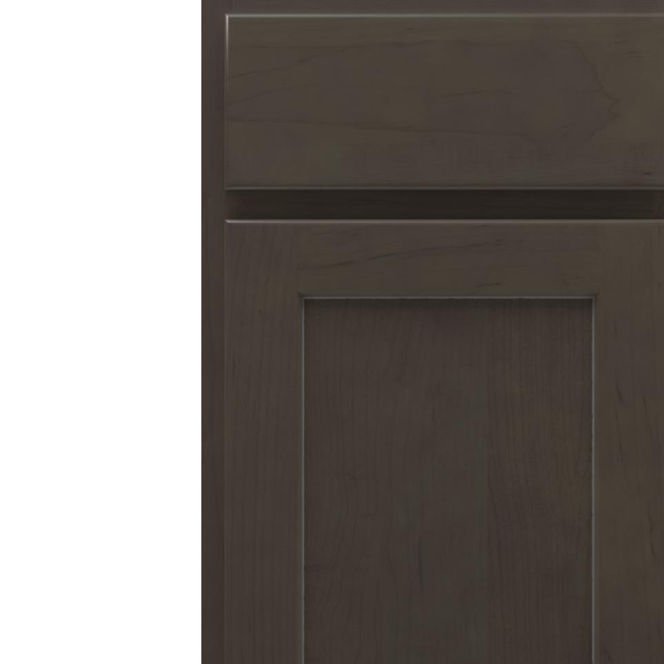 Square Derby Smoke Dark Finish Square Cabinets