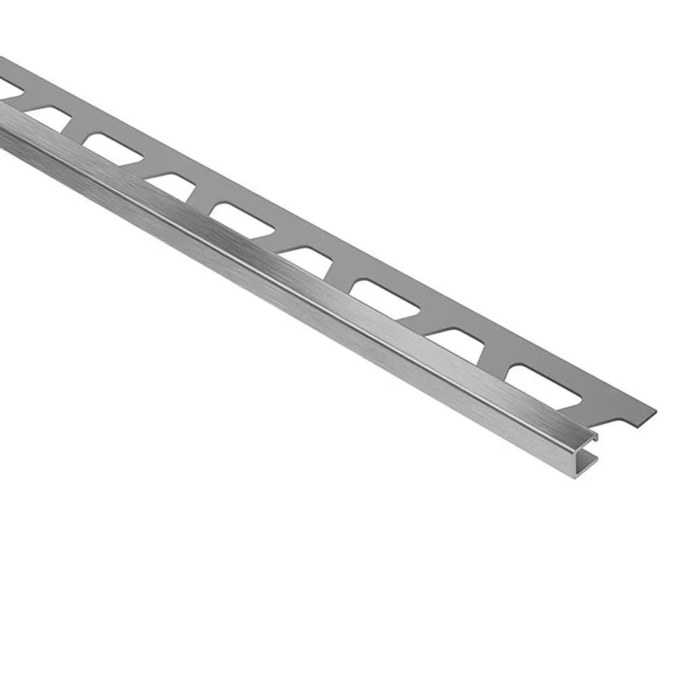 Trims/Moldings Brushed Stainless Steel Q100Eb Silver Trims, Moldings, and Transitions