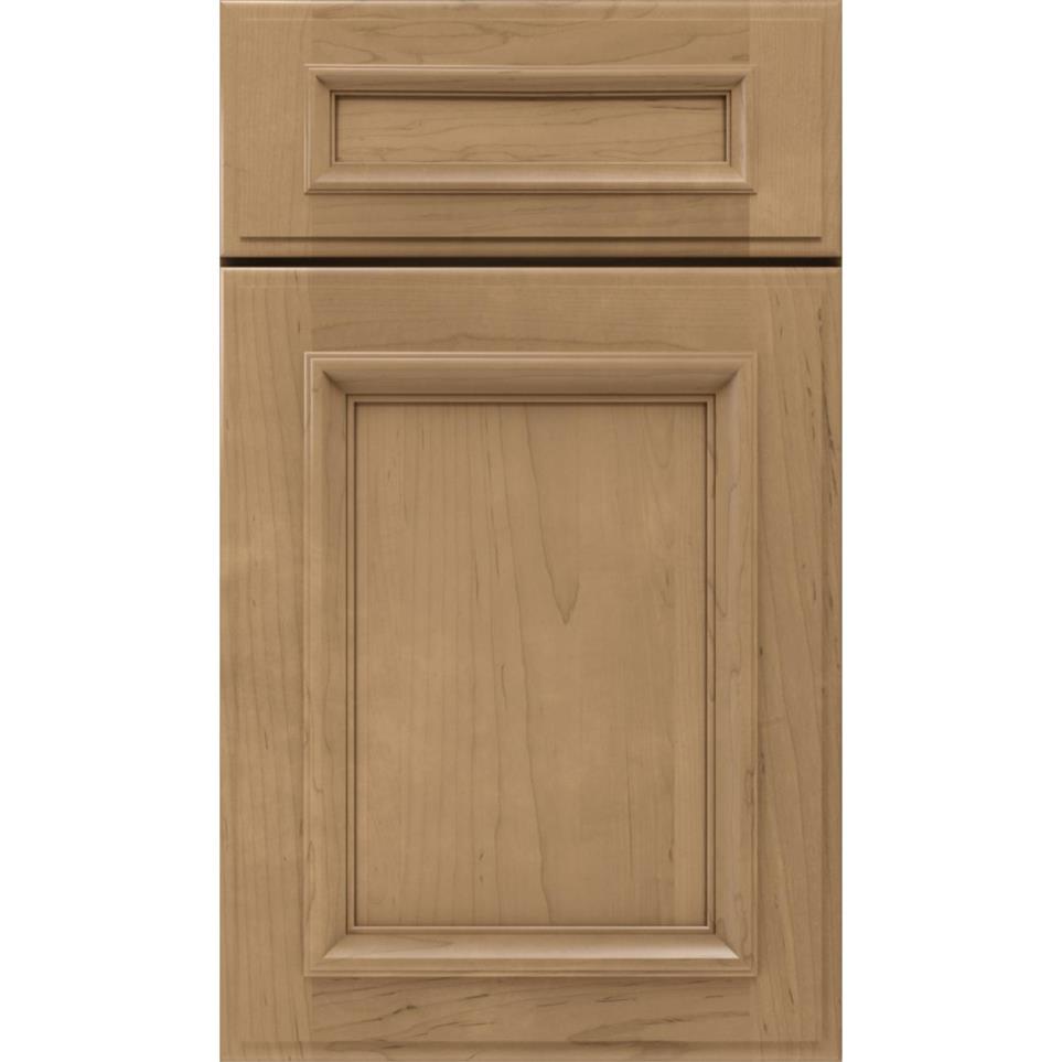 5 Piece Buckskin Medium Finish 5 Piece Cabinets