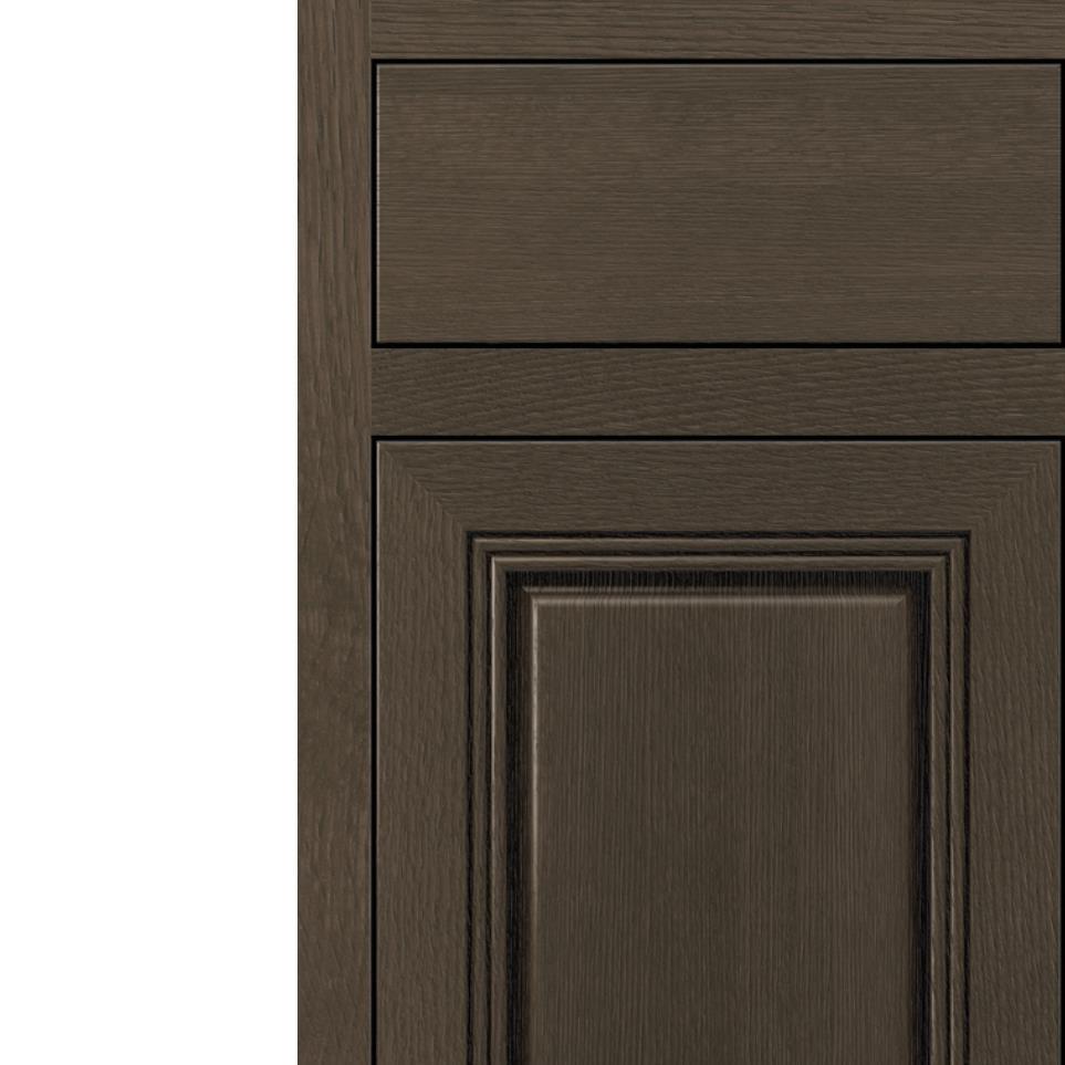 Inset Boulder Dark Finish Inset Cabinets