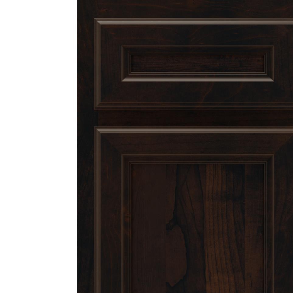 5 Piece Chocolate Dark Finish 5 Piece Cabinets