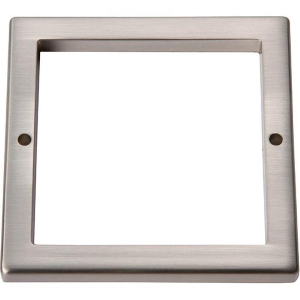 Square Base Brushed Nickel Nickel Bases