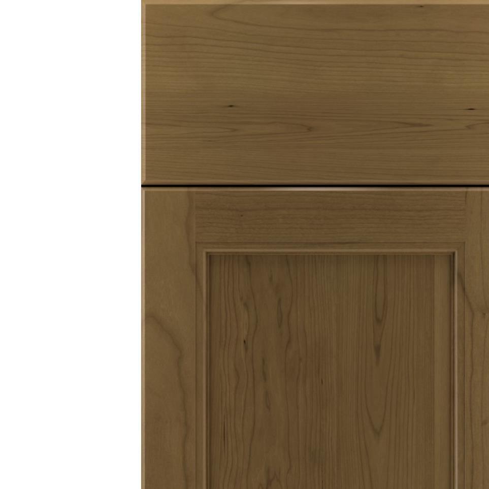 Square Frappe Medium Finish Square Cabinets