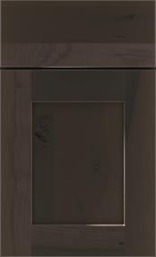 Square Thatch Dark Finish Square Cabinets