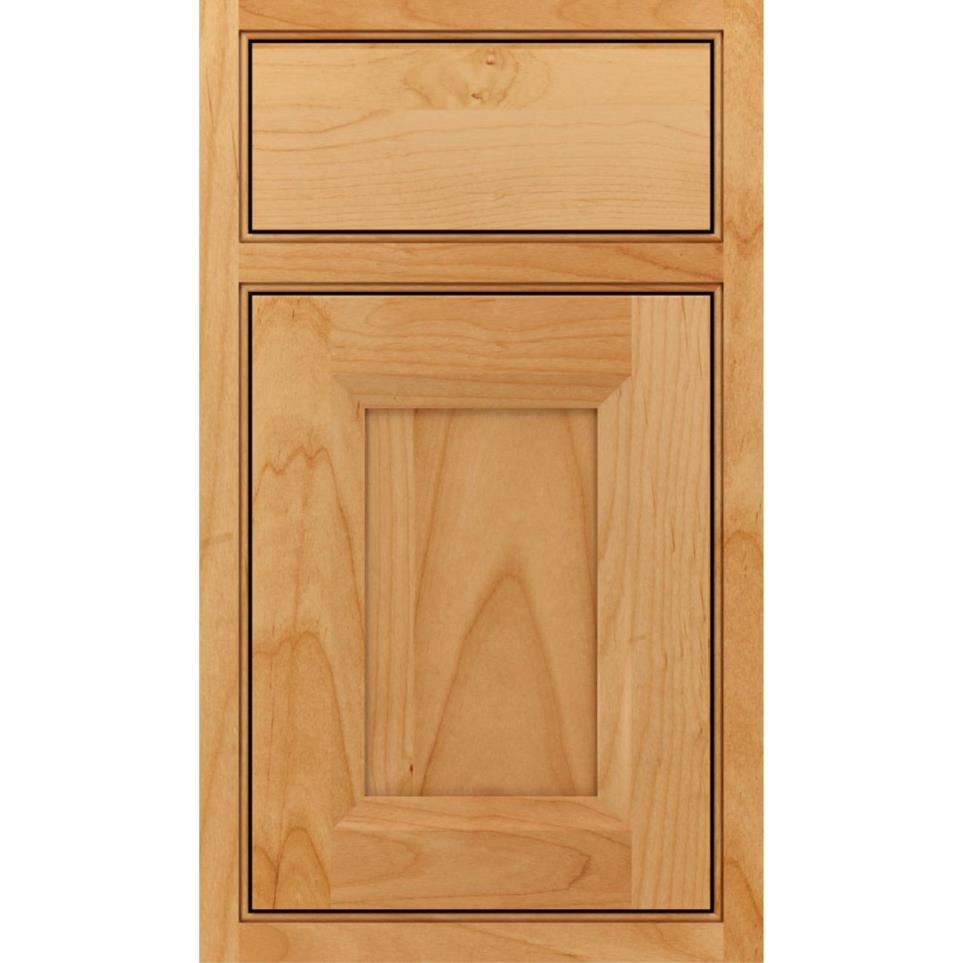 Square Natural Light Finish Square Cabinets