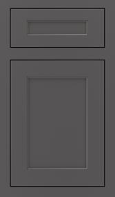 Inset Peppercorn Paint - Grey Inset Cabinets