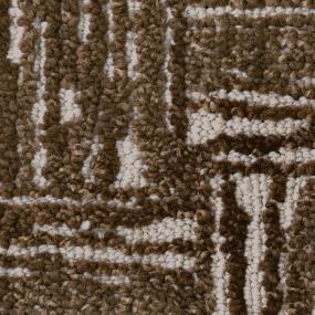 Pattern Log Cabin Brown Carpet