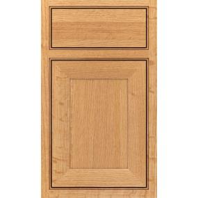 Square Natural Light Finish Square Cabinets