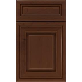 Square Chocolate Dark Finish Square Cabinets