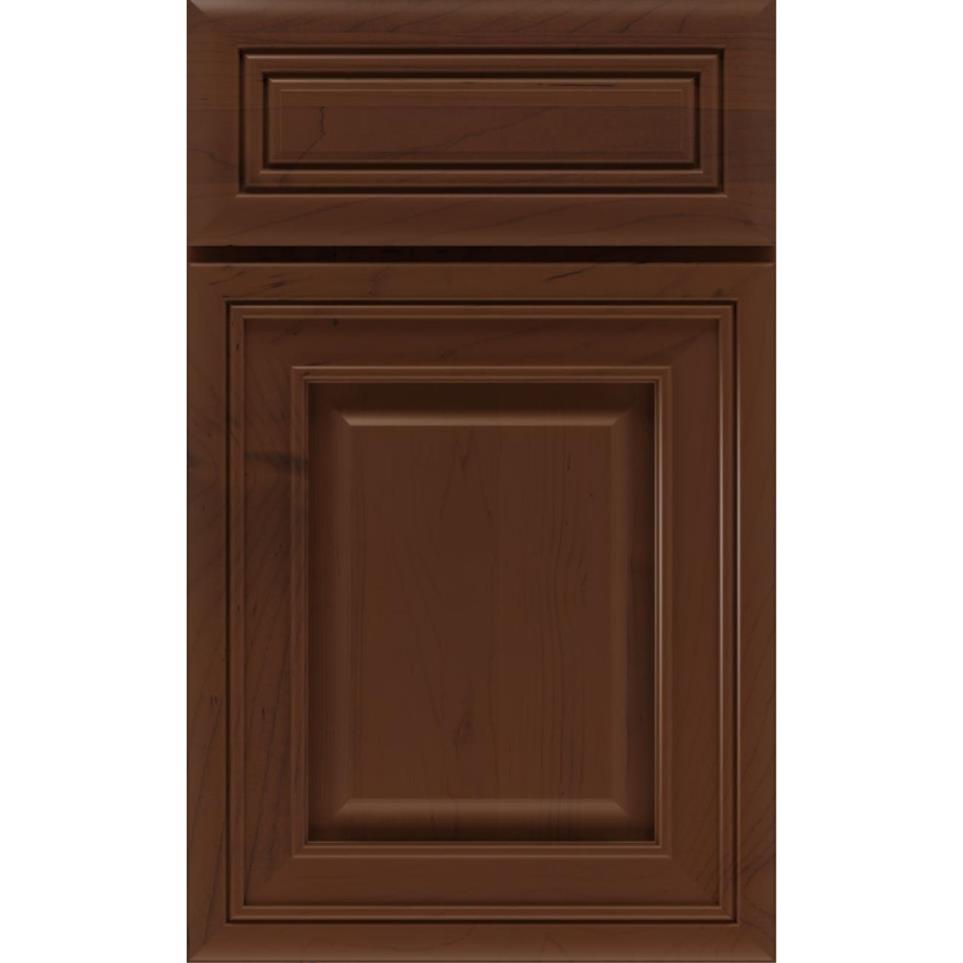 Square Chocolate Dark Finish Square Cabinets