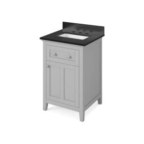 Base with Sink Top Grey Grey / Black Vanities